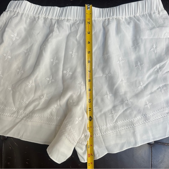 Anthropologie Elevenses White Costa Maya Shorts Size Medium NWT - Picture 14 of 14